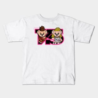 Younamit! Wrestler VS Combo #1 Kids T-Shirt